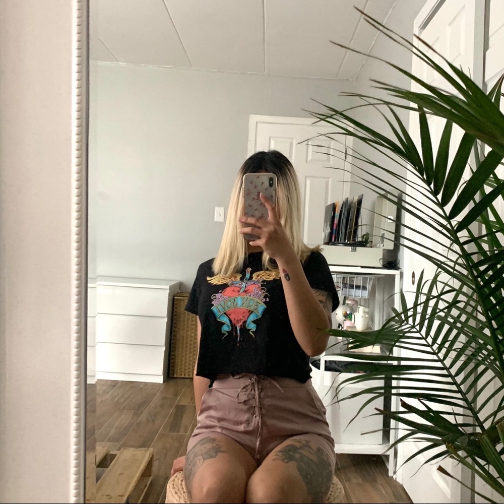 BON JOVI CROP TOP